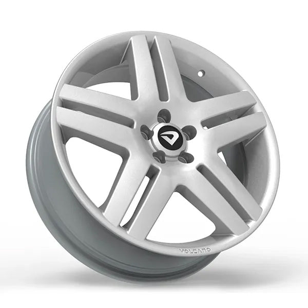 Roda Volcano LONG BEACH Aro 18" tala 6" Prata