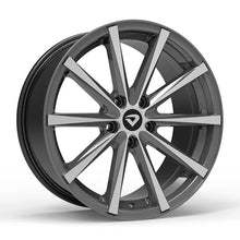 Roda Volcano MÔNACO Aro 18" tala 7" Grafite brilhante diamantado