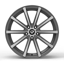 Roda Volcano MÔNACO Aro 18" tala 7" Grafite fosco diamantado