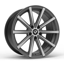 Roda Volcano MÔNACO Aro 18" tala 7" Grafite fosco diamantado