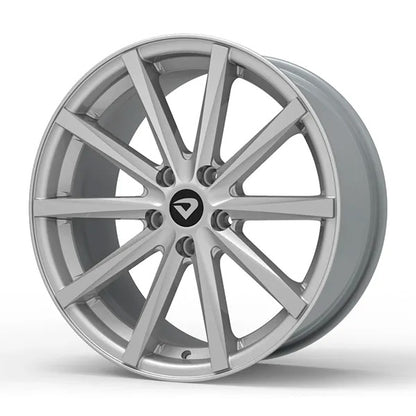 Roda Volcano MÔNACO Aro 18" tala 7" Prata diamantado