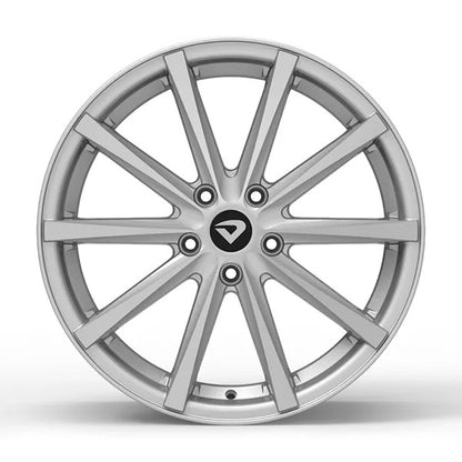Roda Volcano MÔNACO Aro 18" tala 7" Prata diamantado