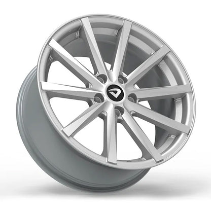 Roda Volcano MÔNACO Aro 18" tala 7" Prata diamantado