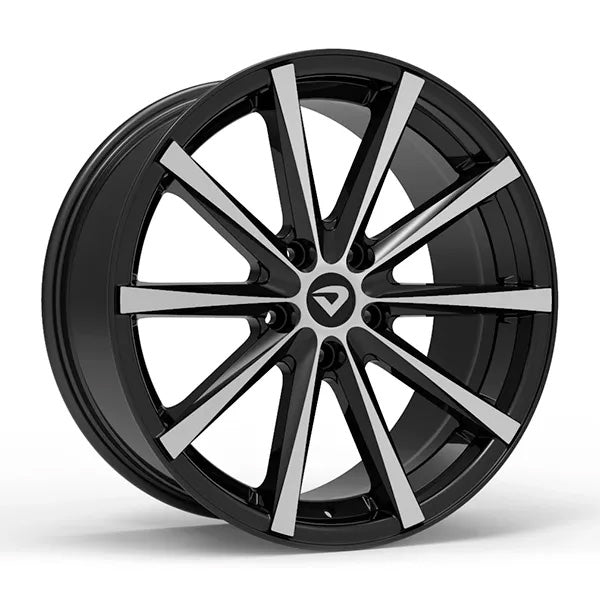Roda Volcano MÔNACO Aro 18" tala 7" Preto Diamantado