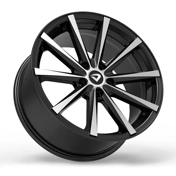 Roda Volcano MÔNACO Aro 18" tala 7" Preto Diamantado