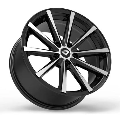 Roda Volcano MÔNACO Aro 18" tala 7" Preto Diamantado