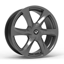 Roda Volcano NEW SANTORINI Aro 18" tala 6" Grafite Brilhante