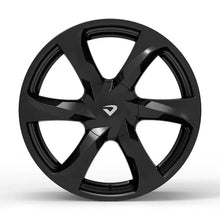 Roda Volcano NEW SANTORINI Aro 18" tala 6" Preto Brilhante