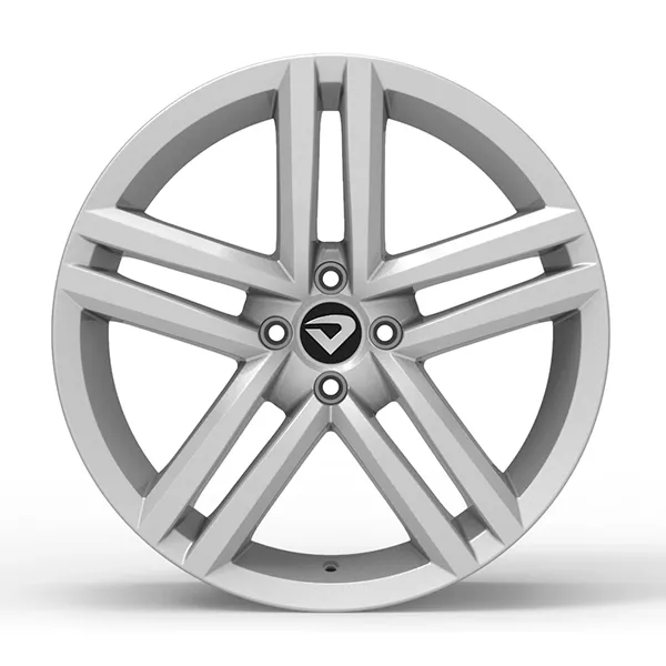 Roda Volcano NEW STRONG Aro 17"x6" Prata + Brindes