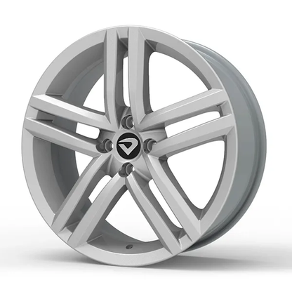Roda Volcano NEW STRONG Aro 17"x6" Prata + Brindes