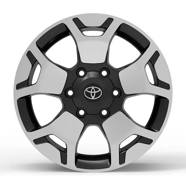 Roda Volcano PLATINUM Aro 17" tala 7" Preto Diamantado