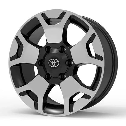 Roda Volcano PLATINUM Aro 17" tala 7" Preto Diamantado