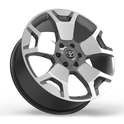 Roda Volcano PLATINUM Aro 22" tala 8,75" Grafite brilhante diamantado