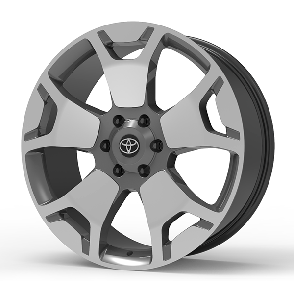 Roda Volcano PLATINUM Aro 22" tala 8,75" Grafite brilhante diamantado