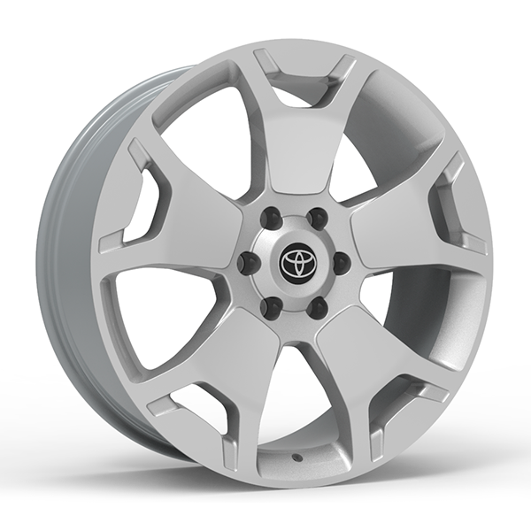 Roda Volcano PLATINUM Aro 22" tala 8,75" Prata Diamantado