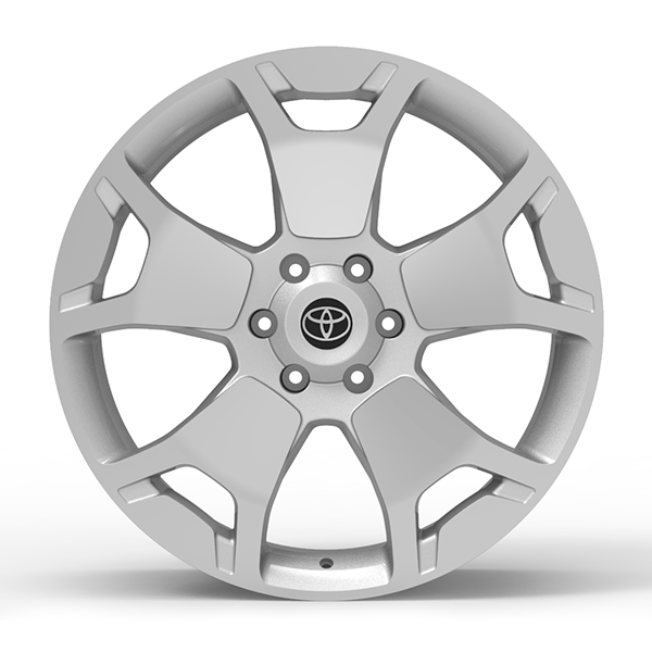 Roda Volcano PLATINUM Aro 22" tala 8,75" Prata Diamantado