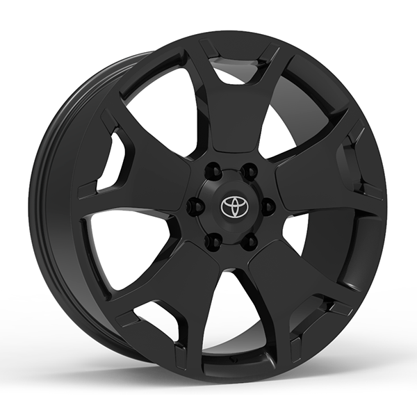 Roda Volcano PLATINUM Aro 22" tala 8,75" Preto Brilhante