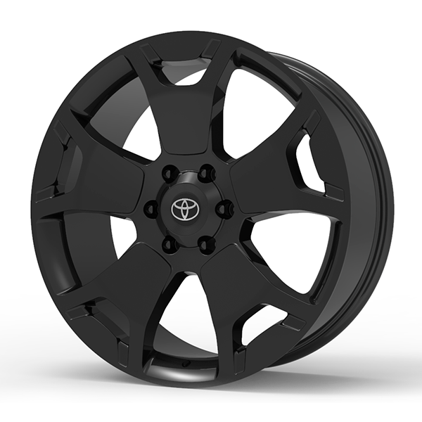 Roda Volcano PLATINUM Aro 22" tala 8,75" Preto Brilhante