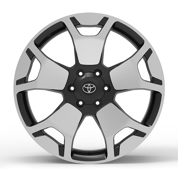 Roda Volcano PLATINUM Aro 22" tala 8,75" Preto Diamantado