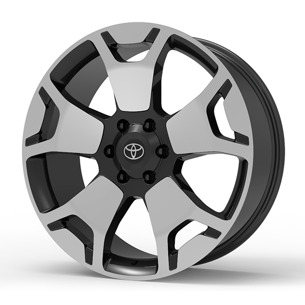 Roda Volcano PLATINUM Aro 22" tala 8,75" Preto Diamantado