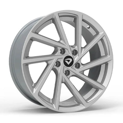 Roda Volcano R-SEVEN Aro 18" tala 7" Prata - Chevrolet, VW, Ford, FIAT, Honda, Hyundai, Toyota, Nissan, KIA, Renault, PEUGEOT, Citroën