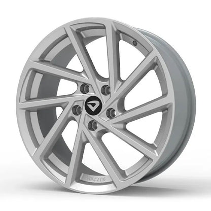 Roda Volcano R-SEVEN Aro 18" tala 7" Prata - Chevrolet, VW, Ford, FIAT, Honda, Hyundai, Toyota, Nissan, KIA, Renault, PEUGEOT, Citroën