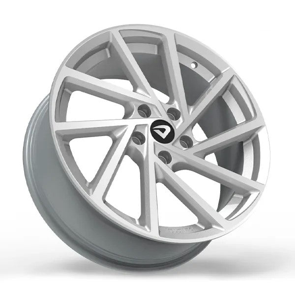Roda Volcano R-SEVEN Aro 18" tala 7" Prata diamantado