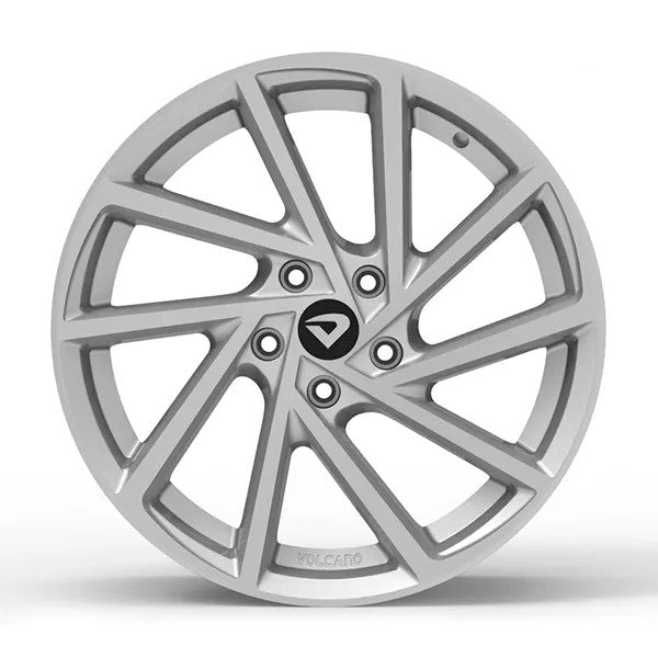 Roda Volcano R-SEVEN Aro 18" tala 7" Prata diamantado