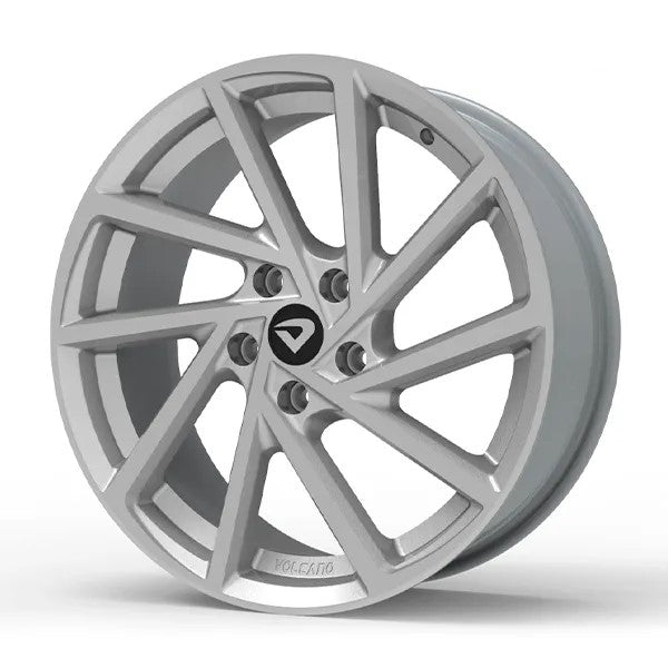 Roda Volcano R-SEVEN Aro 18" tala 7" Prata diamantado