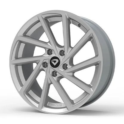 Roda Volcano R-SEVEN Aro 18" tala 7" Prata diamantado