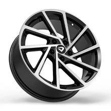 Roda Volcano R-SEVEN Aro 18" tala 7" Preto Diamantado - Chevrolet, VW, Ford, FIAT, Honda, Hyundai, Toyota, Nissan, KIA, Renault, PEUGEOT, Citroën