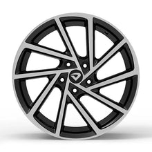 Roda Volcano R-SEVEN Aro 18" tala 7" Preto Diamantado - Chevrolet, VW, Ford, FIAT, Honda, Hyundai, Toyota, Nissan, KIA, Renault, PEUGEOT, Citroën