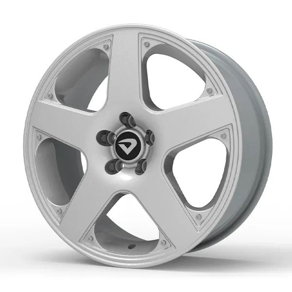 Roda Volcano SANTA MÔNICA Aro 17" tala 6" Prata