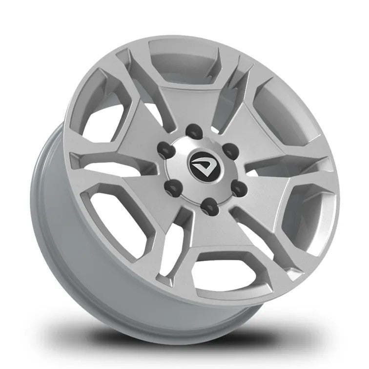 Roda Volcano SRX aro 18" Tala 7 - Prata