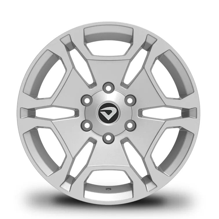 Roda Volcano SRX aro 18" Tala 7 - Prata