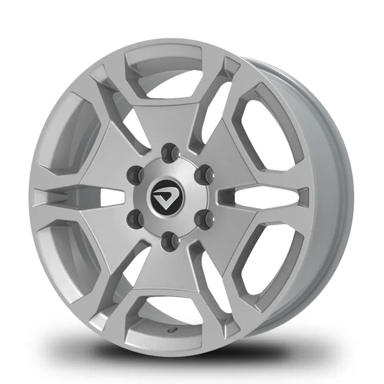 Roda Volcano SRX aro 18" Tala 7 - Prata