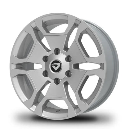 Roda Volcano SRX aro 18" Tala 7 - Prata