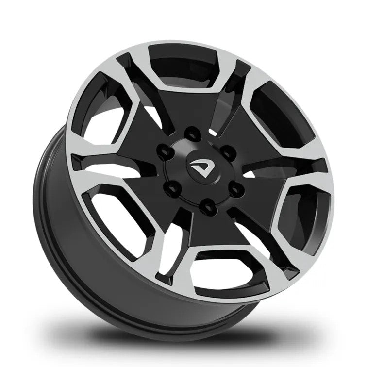 Roda Volcano SRX aro 18" Tala 7 - Preto Diamantado