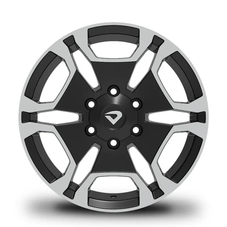 Roda Volcano SRX aro 18" Tala 7 - Preto Diamantado