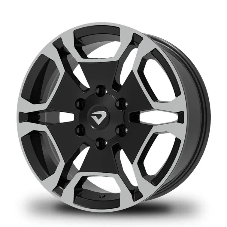 Roda Volcano SRX aro 18" Tala 7 - Preto Diamantado