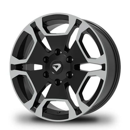 Roda Volcano SRX aro 18" Tala 7 - Preto Diamantado