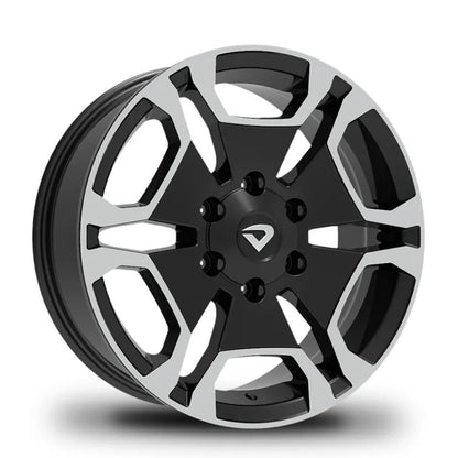 Roda Volcano SRX aro 18" Tala 7 - Preto Diamantado