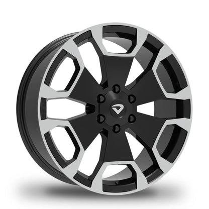 Roda Volcano SRX aro 20" Tala 8,5 - Preto Diamantado