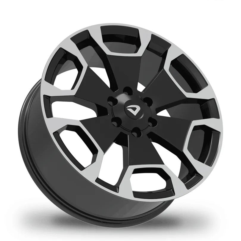 Roda Volcano SRX aro 22" Tala 8,75 - Preto Diamantado