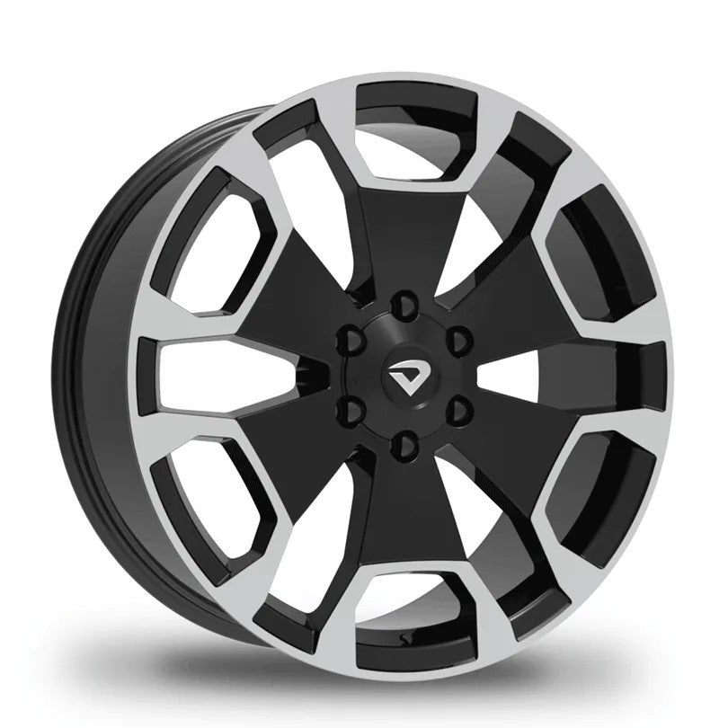 Roda Volcano SRX aro 22" Tala 8,75 - Preto Diamantado