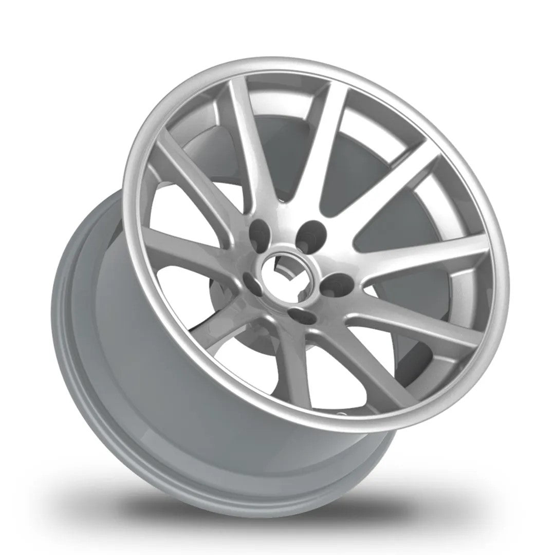 Roda Volcano STOCK LIGHT Aro 18"  tala  10,5" Prata