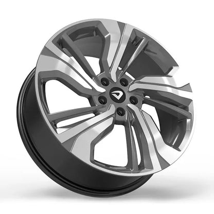 Roda Volcano TOKYO Aro 20" tala 7,5" Grafite brilhante diamantado