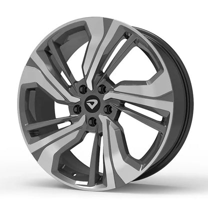 Roda Volcano TOKYO Aro 20" tala 7,5" Grafite brilhante diamantado