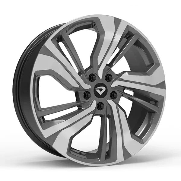 Roda Volcano TOKYO Aro 20" tala 7,5" Grafite brilhante diamantado