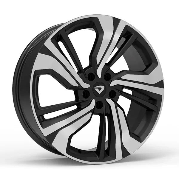 Roda Volcano TOKYO Aro 20" tala 7,5" Preto fosco diamantado